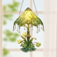 thumbnail image 1 of Btomtd Acrylic Mushroom Wind Chime Pendant, 2D Flat Sun Catcher for Window Hanging, Garden Decoration Ornament for Gift (8" x 5.5", Green), 1 of 4