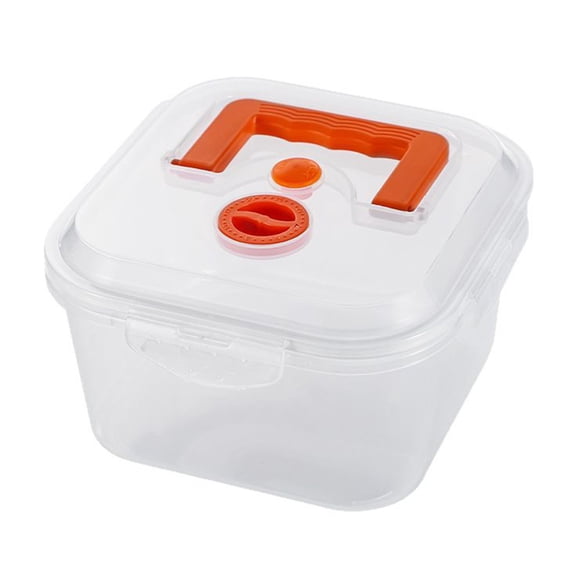 Btomtd Airtight Food Storage Containers with Leak-Proof Seal, Food Grade Plastic Storage Bins for Lunch and Eggs, Fruit and Vegetable Storage Box, Size 3500ml, White