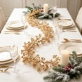 thumbnail image 1 of Btomtd Artificial Ball Berry Garland String 6.2FT, Christmas Rattan Decor Vines for Fireplace Xmas Tree Holiday Decorations, Z04 Gold, 1 of 6