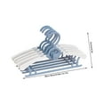 thumbnail image 1 of Btomtd Baby Clothes Hangers 10pcs Infant Coat Hanger In Nursery Clothes Hangers Regulable Non-slip For Infant Clothes For Toddlers Hangers For Pants For Children With Buckles, 1 of 5