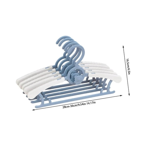 Btomtd Baby Clothes Hangers 10pcs Infant Coat Hanger In Nursery Clothes Hangers Regulable Non-slip For Infant Clothes For Toddlers Hangers For Pants For Children With Buckles