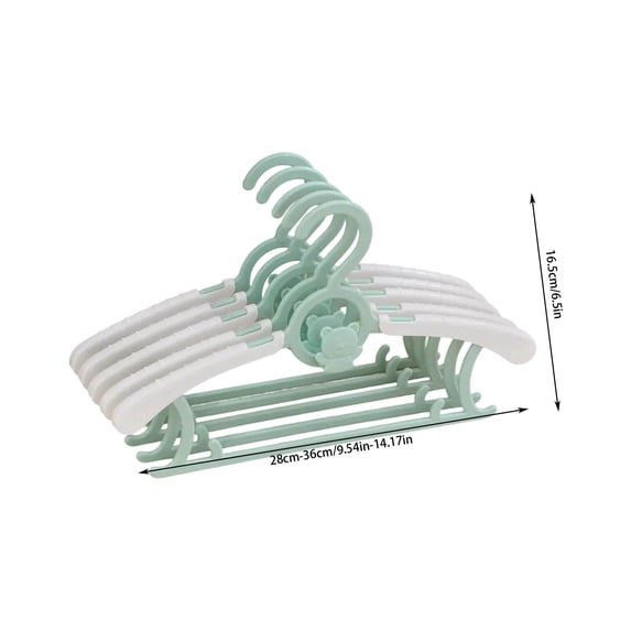 Btomtd Baby Clothes Hangers 10pcs Infant Coat Hanger In Nursery Clothes Hangers Regulable Non-slip For Infant Clothes For Toddlers Hangers For Pants For Children With Buckles
