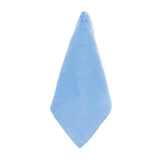 Btomtd Bamboo Fiber Washcloths Natural and Soft Face Towels Highly Absorbent Hand Towels for Facial Cleaning and Personal Bathroom Care - 9.84'x9.84', Blue