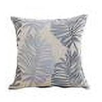 Btomtd Beach Style Palm Throw Pillow Soft Pillow Large Cushion Pillow For Sofa Bedside Decor Pillow 17.71 x 17.71inch ,Sky Blue