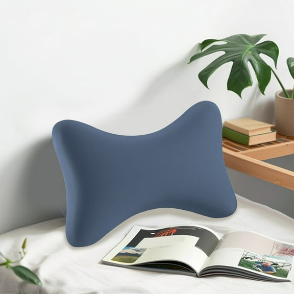 Btomtd Bed Pillows,Queen Bed Pillows, Sleeping Pillows,Ice Silk Home Office Duple-Use Memory Foam Recliner Small Pillow Neck Headrest Chair Pillow Car Seat Cervical Pillow Cushion Neck Protection