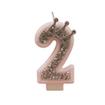 thumbnail image 1 of Btomtd Birthday Crown Number Candle 3 Inch Cake Topper Candles for Milestone Party Supplies Celebration Table Decor, 2, 1 of 7