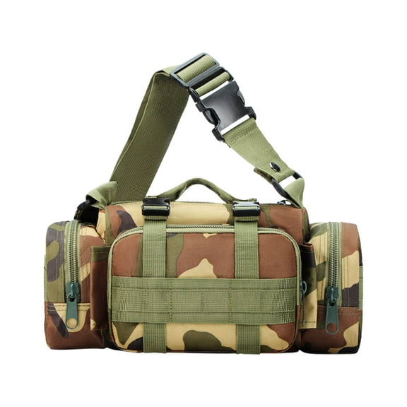 Btomtd Camouflage Outdoor Waist Bag, 3P Crossbody Handbag and Shoulder Camera Backpack, Casual Sports Bag for Military Style Enthusiasts, G