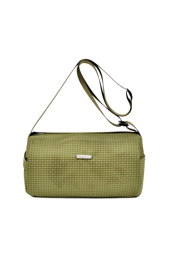 Casual Canvas Tote Bag, Colorful Stylish Shoulder and Crossbody Bag for Women and Men, Outdoor Carryall and Purses, 10.2" x 5.9" x 5.5" (Green)