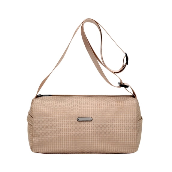 Btomtd Casual Canvas Tote Bag, Colorful Stylish Shoulder and Crossbody Bag for Women and Men, Outdoor Carryall and Purses, 10.2" x 5.9" x 5.5" (Khaki)