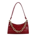thumbnail image 1 of Btomtd Casual Leather Crossbody Bag for Women, Large Capacity One Shoulder Bag and Purse with Multi Compartment Layout, Functional Handbag for Various Needs, Red, 1 of 9