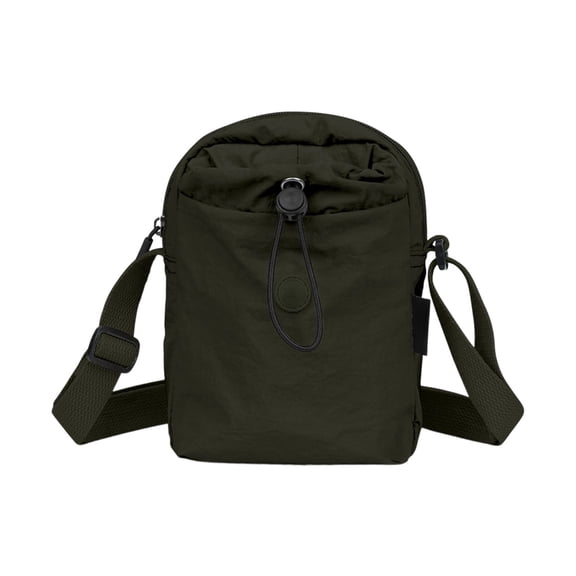 Btomtd Casual Nylon Chest Bag with Water Cup Holder, Multi Functional Crossbody Bag for Cycling and Sports, Versatile Shoulder Bag and Handbags for Commuting, Army Green