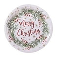 thumbnail image 1 of Btomtd Christmas Party Paper Plates 7" with Painted for Holiday Events 10 Count, Disposable Plates with Water Proof and Oil Draining Features, Thickened Sturdy Pulp Tableware, B, 1 of 6