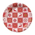 thumbnail image 1 of Btomtd Christmas Party Paper Plates 9" with Painted for Holiday Events 10 Count, Disposable Plates with Water Proof and Oil Draining Features, Thickened Sturdy Pulp Tableware, C, 1 of 6