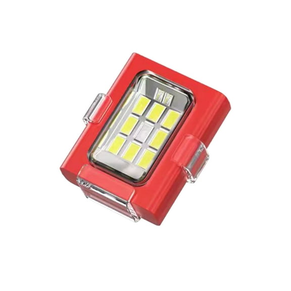 Btomtd Camping Essentials,Camping Lights,Bicycle Taillight Type-C Charging Red Blue Outdoor Night Headlight Pen Clip Running Light