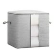 thumbnail image 1 of Btomtd Comforter Storage Bag,Clothing Storage Bags,Folding Wardrobe Storage Box Sweater Pants Organizing Box Drawer Style Bedroom Storage Box, 1 of 2