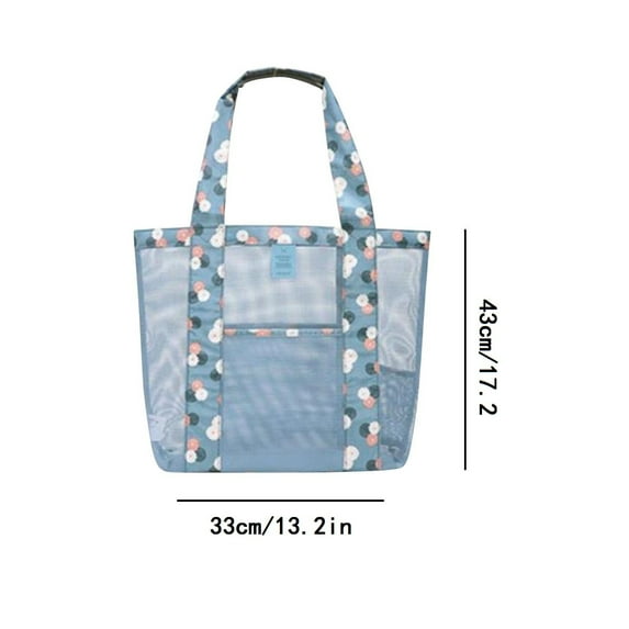 Btomtd Mesh Beach Bag,Beach Bags For Women,Outdoor Travel Storage Bag Beach Net Bag One-shoulder Large-capacity Beach Bag