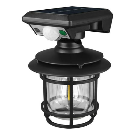 Btomtd Outdoor Lights For Patio,Outdoor Solar Garden Lights Warm Tungsten Human Sensor Light Patio Yard Fence Super Bright House Wall Lights Solar Garden Wall Lights