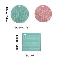 Btomtd Placemats,Heat Resistant Mat, Pot Mat, Pot Holders For Hot Pan And Pot Pads. Heat Counter Mats For Tables Placemats,, Spoon And Large