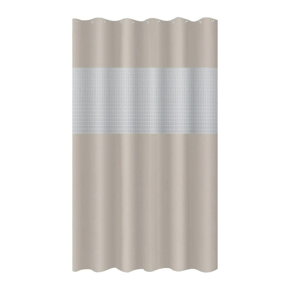 Btomtd Shower Curtain,Shower Curtain For Bathroom Modern Shower Curtain Winter In Bath 71x71 Inches Long Shower Curtains Set Hotel Style With Translucent Top Window