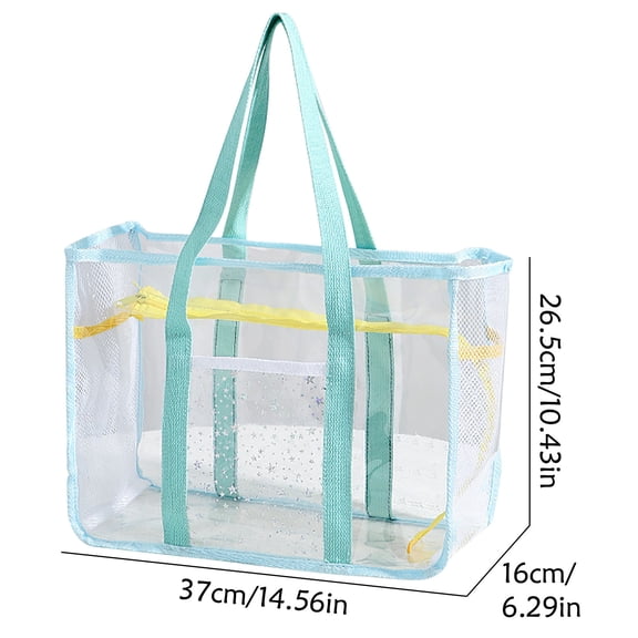 Btomtd Swim Bag,Beach Bags For Women,Handbag Women's PVC Transparent Travel Bag Storage Bag Convenient Swimming Bag Outdoor Beach Bag