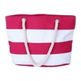 thumbnail image 1 of Btomtd Swim Bag,Beach Bags For Women,Hemp Rope Striped Canvas Bag Women Fashion Travel Shopping Practical Large Capacity Canvas Bag Beach Bag, 1 of 5
