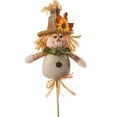 thumbnail image 1 of Btomtd Thanksgving Decorations,Fall Decorations For Home,Thanksgiving Decoration Season Boy And Girl Scarecrow Wooden Stick Doll Home Decoration Plugin, 1 of 3