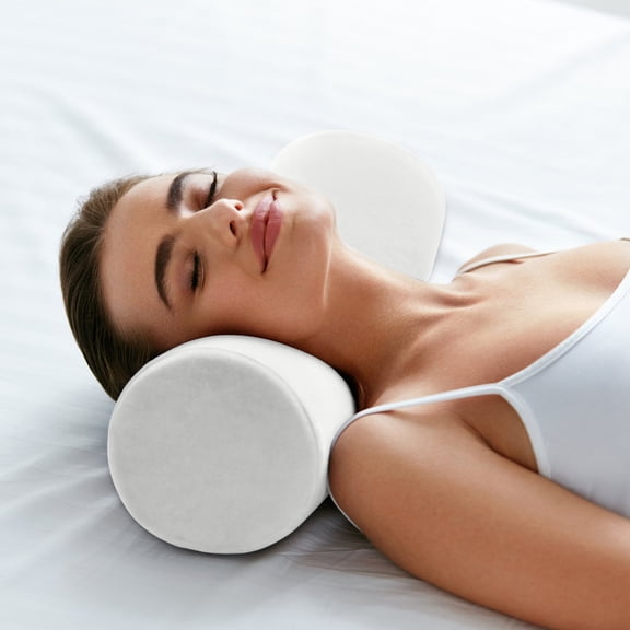 Btomtd Throw Pillows,Couch Pillows,Decorative Pillows,Cylindrical Pillow Pillow Long Cylindrical Lumbar Pillow Sofa Headrest Pillow Cushion Cushion Clip Legs Sleeping Office Lumbar Support