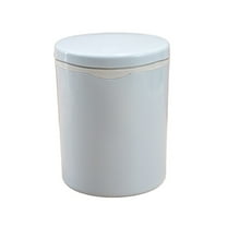 Btomtd Compact Desktop Round Garbage Bin for Home Office Desk for Living Room Bedroom Mini Size Trash Can Efficient Storage Garbage Can, Light Blue