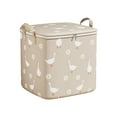 thumbnail image 1 of Btomtd Compact Travel Storage Solutions Storage Bags with Hand Strap for Clothing and Quilt Storage, 100L, Beige-S, 1 of 4