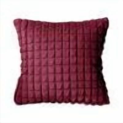 Btomtd Complete Pillow Set with Cover and Core Pillow Living Room Bedroom Throw Pillow Headboard Decorative Pillow 17.32 x 17.32inch ,Wine