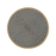 thumbnail image 1 of Btomtd Concise Style Woven Placemats Round for Dining and Restaurant, Decorative Bowl Place Mats with Non Slip Base, Heat Resistance Table Mat for Kitchen, 15", Gray, 1 of 6
