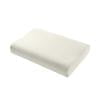 Btomtd Contour Memory Foam Pillow for Neck Support Ergonomic Bed Pillow Breathable for Side Back Stomach Sleeper, 15.74 x 9.84inch, White-S