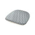 thumbnail image 1 of Btomtd Cotton and Linen Horseshoe Shaped Cushion for Chairs, Household Foolproof Kitchen Dining Chair Pads, Universal Floor Cushions for Bedroom, Size 17"x16", Gray-C, 1 of 6