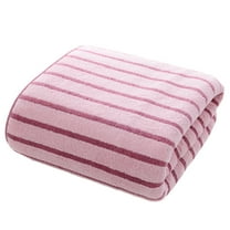 Btomtd Cotton Striped Hand Towel 27.56x11.81 inch Water Absorbing Thickened Men's And Women's Face Towel Household Soft Towel for Bathroom, Red