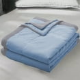 thumbnail image 1 of Btomtd Cotton Summer Cooling Blanket, Breathable Lightweight Comforter, Machine Washable AC Quilt for Hot Sleepers, Soft & Skin-Friendly, 55" x 79" (Light Blue), 1 of 6