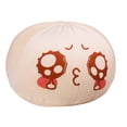 thumbnail image 1 of Btomtd Cute Bun Throw Pillows, 12 Inch Stuffed Dumpling Cushion, Decorative Pillow for Sofa Bed, Gift for Teens Adults, A, 1 of 7