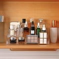 thumbnail image 1 of Btomtd Desktop Display Shelf and Organizer Rack, 3-Tier Functional Storage Shelving Unit for Office and Home, Neatness Organizing Shelves 11"W x 7"D x 4"H, Clear, 1 of 6