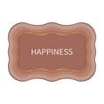 thumbnail image 1 of Btomtd Diatom Mud "Happiness" Bath Mat, Non Slip Bathroom Floor Mat for Home, Toilet & Entryway, Absorbent Quick Dry Bathroom Rugs, 16" x 24", Brown, 1 of 6
