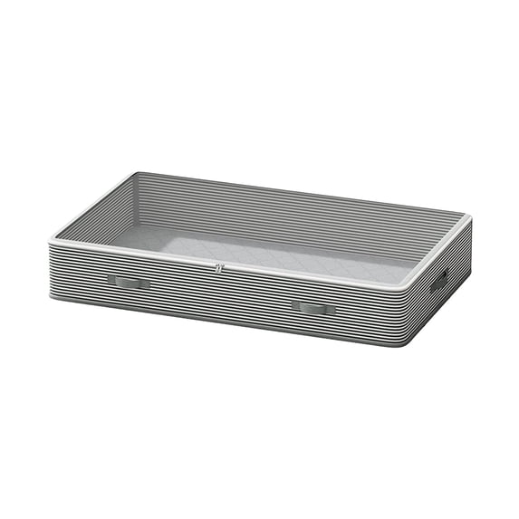 Btomtd Dormitory Under Bed Storage Box with Large Capacity, Pull Out Clothing and Book Organizer Storage Bins, Home Storage Containers for Clothes, Size 30L, S