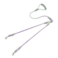thumbnail image 1 of Btomtd Double Hook Dog Leash for Two Dogs, 2.6 FT + 2 FT Long, Foam Handle Nylon Rope Walking Lead for Small Medium Canines (Purple), 1 of 6