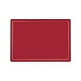 thumbnail image 1 of Btomtd Double Sided Leather Placemats Table Runner Western Style Household Heat Insulating Table Mats for Dining, Red, 1 of 6