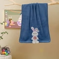 thumbnail image 1 of Btomtd Easter Bunny Washcloth for Household, Thickened Absorbent Face Towel and Hand Towel, Bathroom Towels for Spring, 1-Pack, Size 30" x 14", Blue, 1 of 7