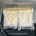 thumbnail image 1 of Btomtd Embroidered Flower Lace Car Sunshade Curtain, Decorative Window Shade for Side Windows, Floral Auto Blackout Curtains for Sun Protection - 23.62"x19.68", B, 1 of 6