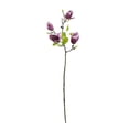 thumbnail image 1 of Btomtd Fake Flowers Simulation Magnolia Branches, 26.4 Inch Artificial Flowers for DIY Wedding Decoration & Home Bouquet (Purple), 1 of 6
