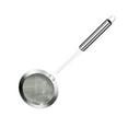 thumbnail image 1 of Btomtd Fine Mesh Stainless Steel Colander Spoon, Extra Fine Strainer with Handle for Skimming Grease and Foam, Oil Filter Food Spatula Utensil, Size 12.6"x4", S, 1 of 9