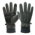 thumbnail image 1 of Btomtd Fleece Lined Thick Gloves for Men and Women in Winter, Windproof Outdoor Gloves Constructed with Warm Diving Cloth and Velvet Layers, Gray, 1 of 6