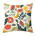thumbnail image 1 of Btomtd Floral Fruit Throw Pillow Covers 18 x 18 Inch, Outdoor Waterproof Summer Pillow Case, Couch Pillow Covers for Courtyard Balcony Seat, A, 1 of 4