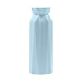 thumbnail image 1 of Btomtd Geometric Plastic Vase and Flowerpot Container, Small and Fresh Floral Decoration for Living Room, Modern Tabletop Vases for Home Decor, Blue, 1 of 7