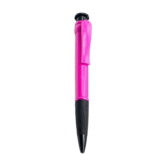 Btomtd Giant 11" Retractable Ballpoint Pens, Large Size Oil-based Ink Pens, Stationery for Office Daily Writing, Hot Pink