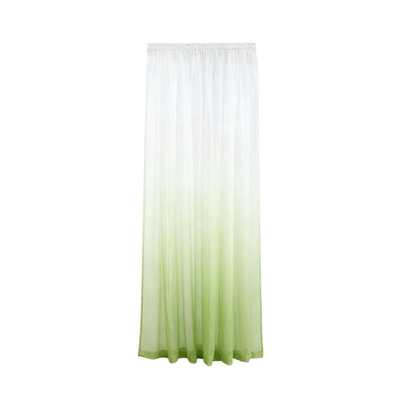 Btomtd Gradient Green Blackout Curtains, 52 x 95 inch, 1 Panel, Rod ...